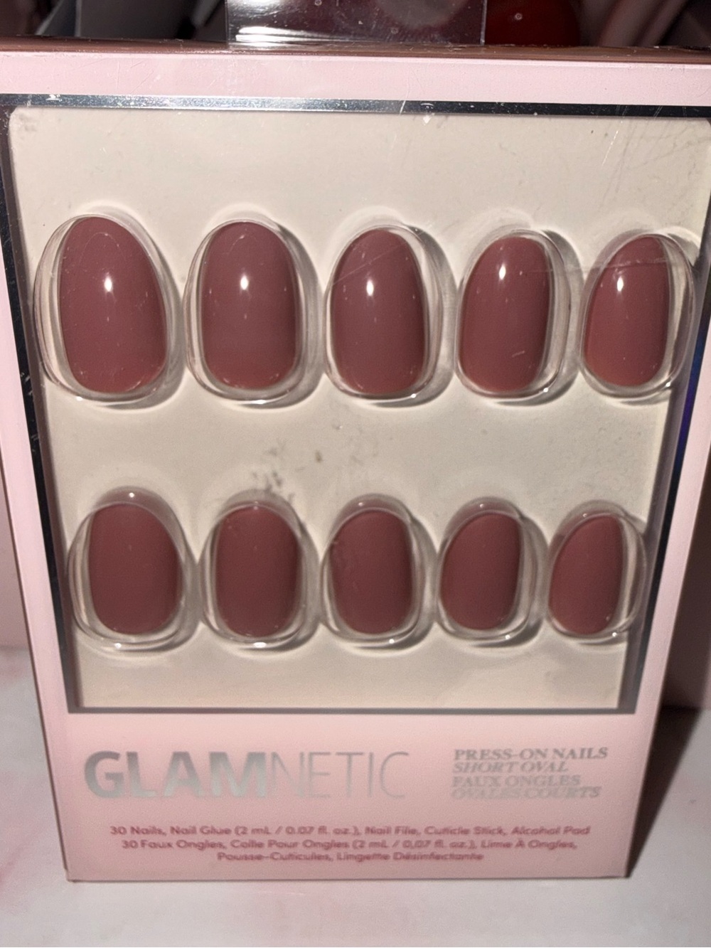 Glamnetic “Fall Mauve” Press-On Nails - 30 Pack